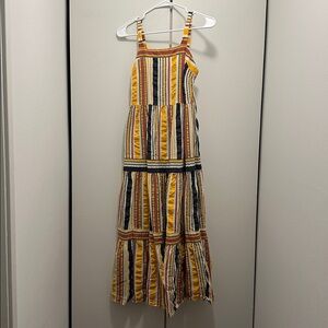 LOFT Striped Multicolor Maxi Dress